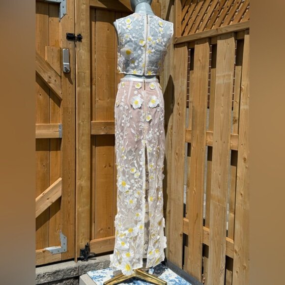 🆕 BRONX & BANCO 🧿 NWOT Jasmine White Multi Two Piece Set, Sz S / US 4 - Picture 9 of 16